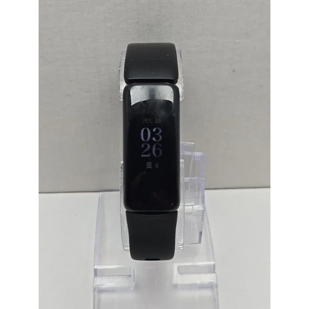 Fitbit Inspire 2 Fitness Tracker Black Heart Rate Monitor Tested No Charger
